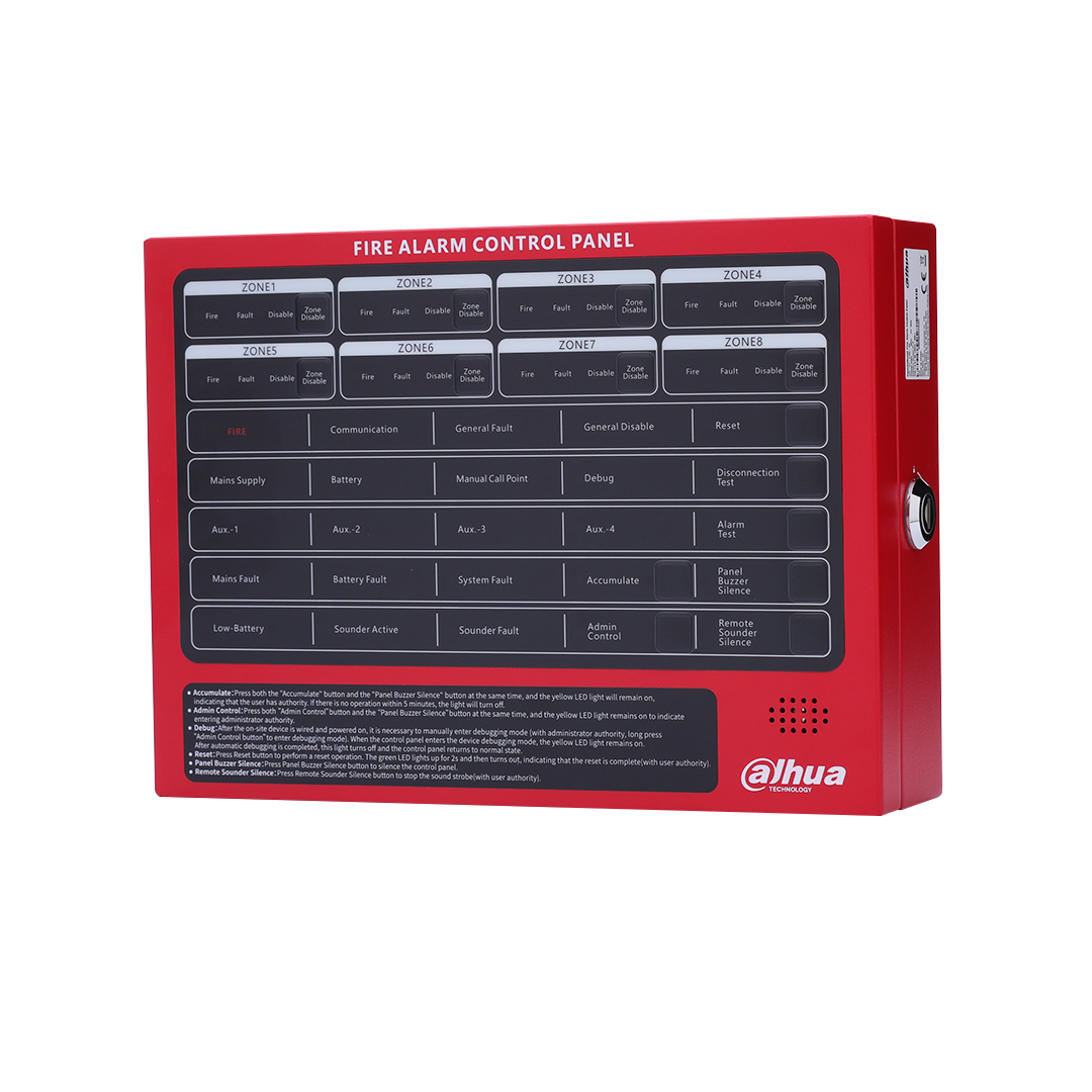 Dahua Conventional Fire Alarm Control Panel – 8 Zones