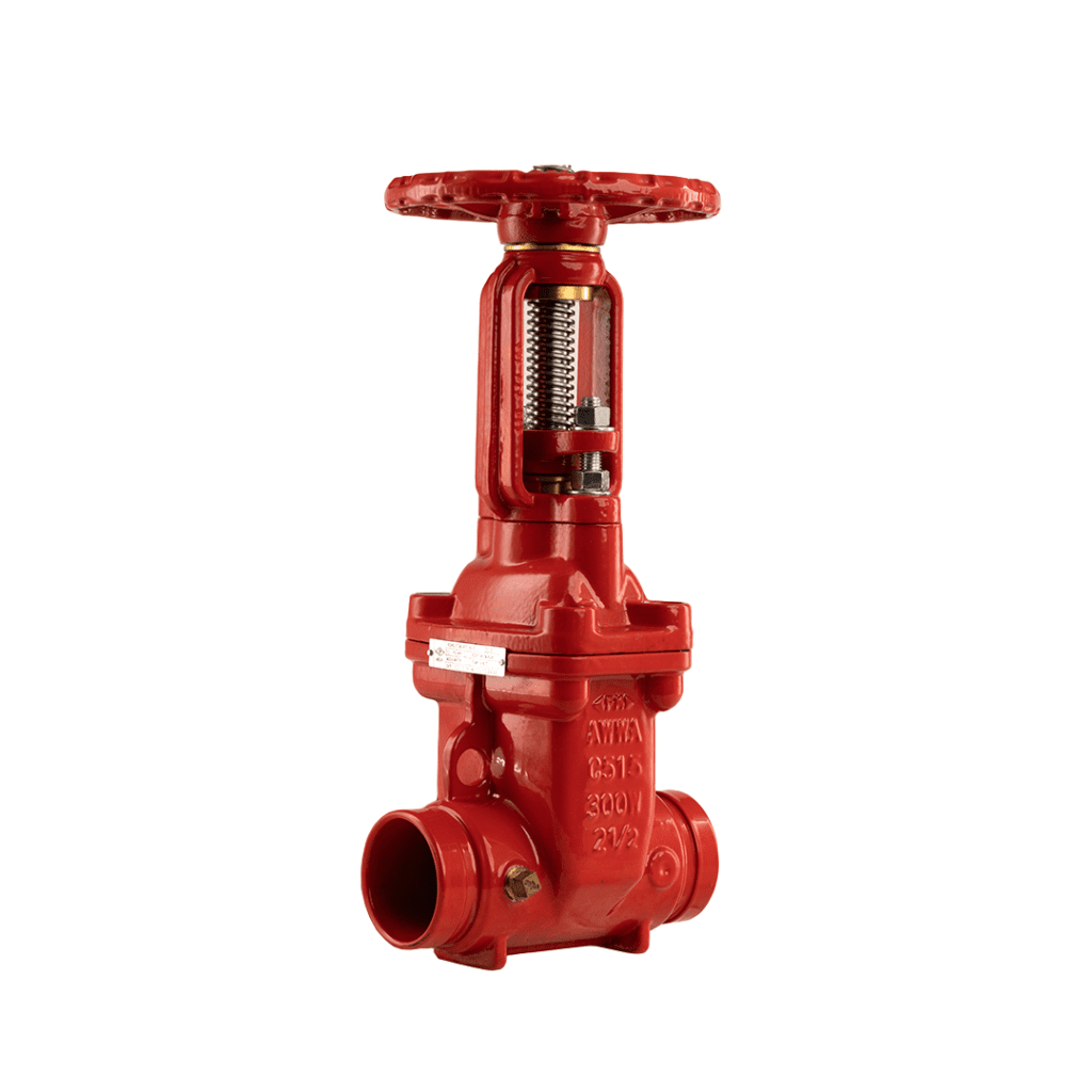 Grooved Resilient OS&Y Gate Valve - UL/FM