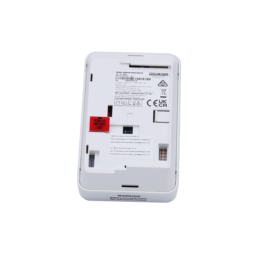 WisuAlarm 10-Year Sealed Battery Standalone Carbon Monoxide Alarm
