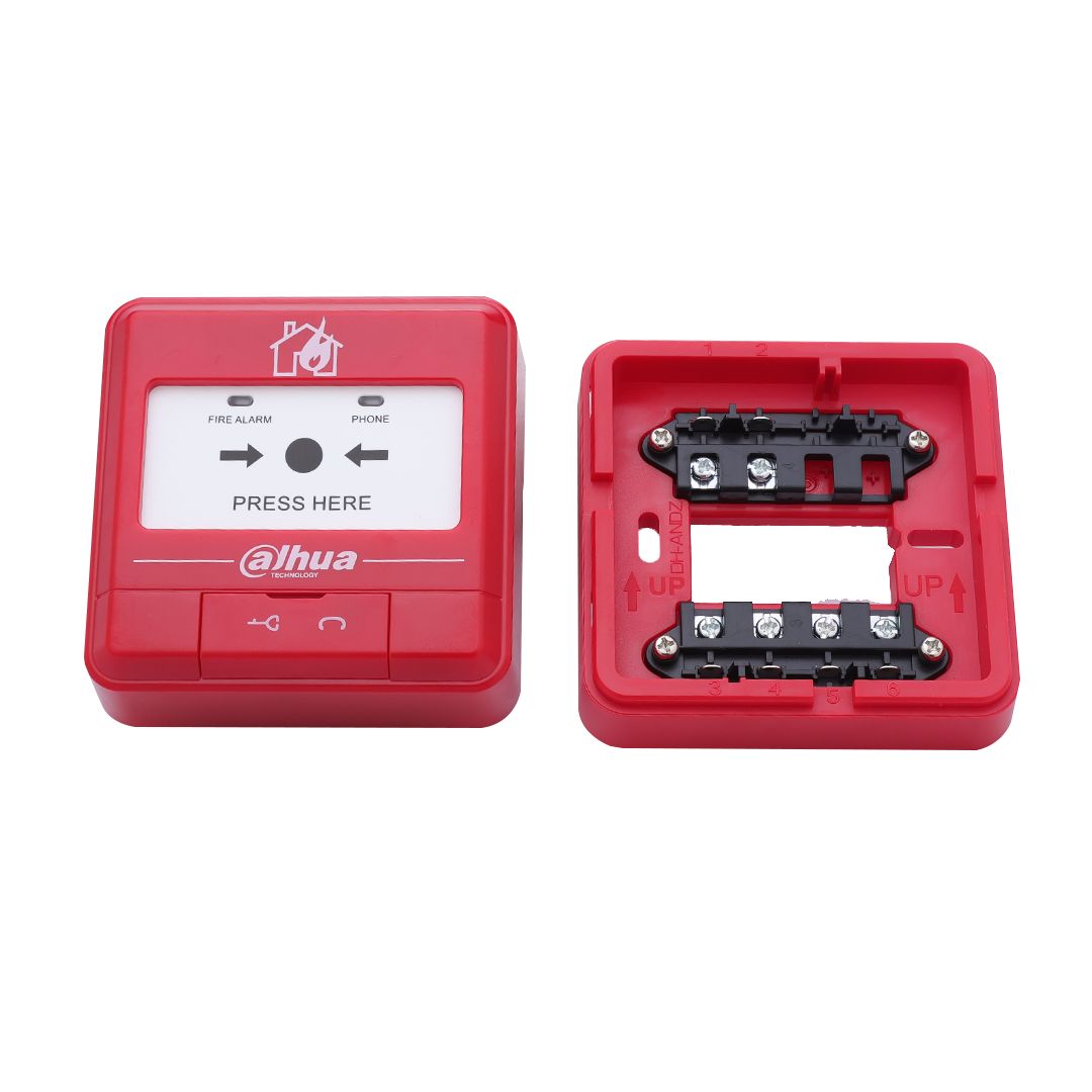 Dahua 2-Wire Conventional Manual Call Point (with base)