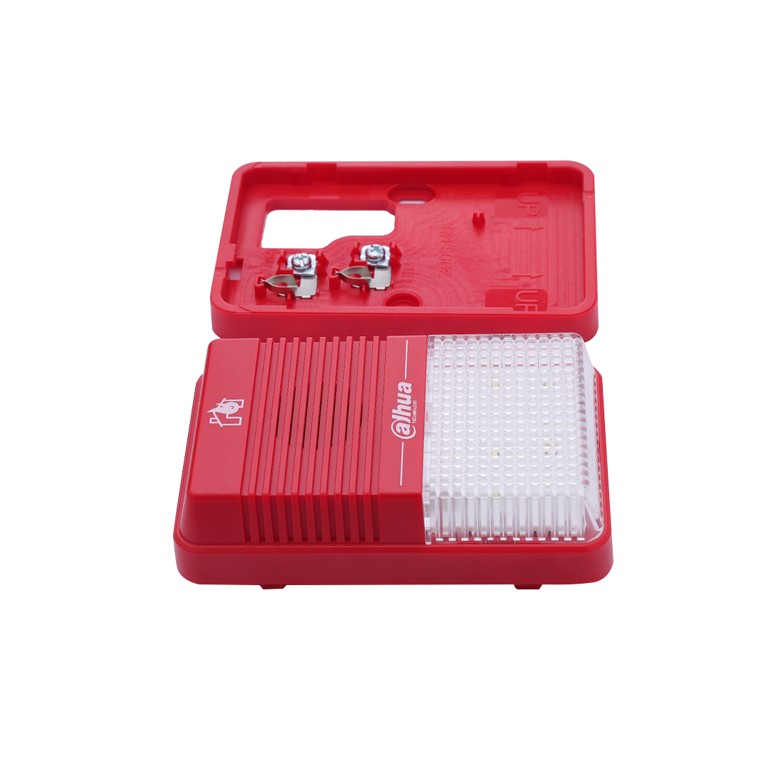 Dahua 2-Wire Conventional Sounder Strobe (with base)