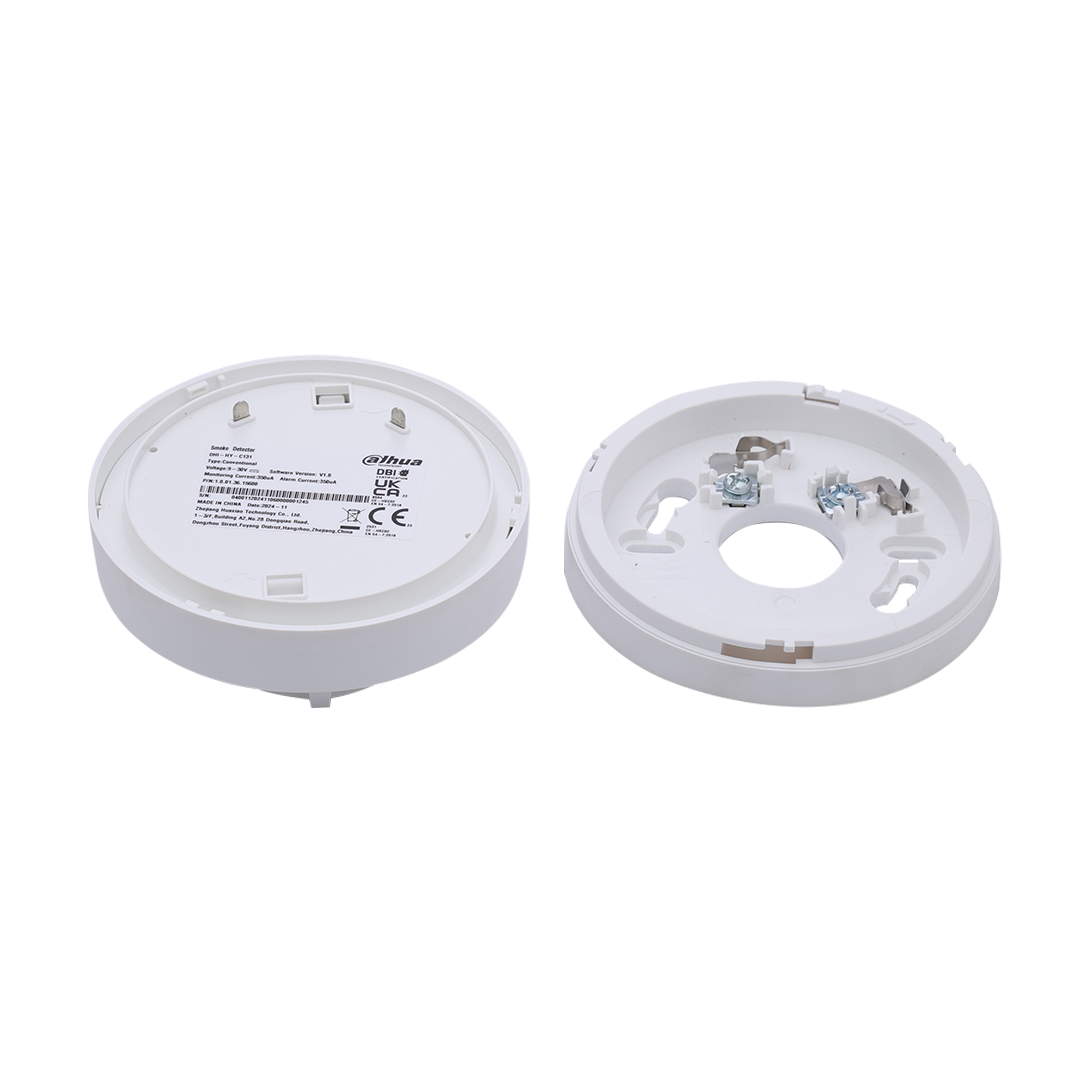 Dahua 2-Wire Conventional Smoke Detector (with base)